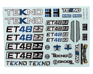 Picture of Tekno RC ET48 2.2 Decal Sheet